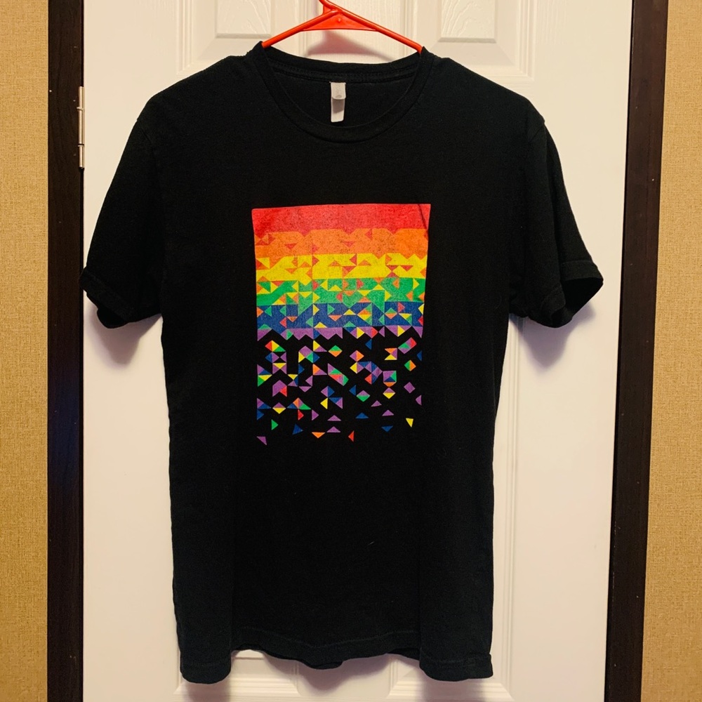 Rainbow graphic T-shirt